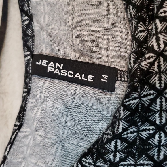 Jean Pascale Dress Tie Waist Black/white M - Picture 5 of 8
